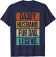 Retro Daddy Husband Fur Dad for Dog Dads and Cat Dads 70s Women T-Shirt - T-Shirt | Navy
