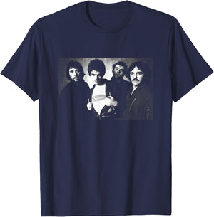The Stranglers Band Portrait 1977 By Allan Ballard T-Shirt - T-Shirt | Navy