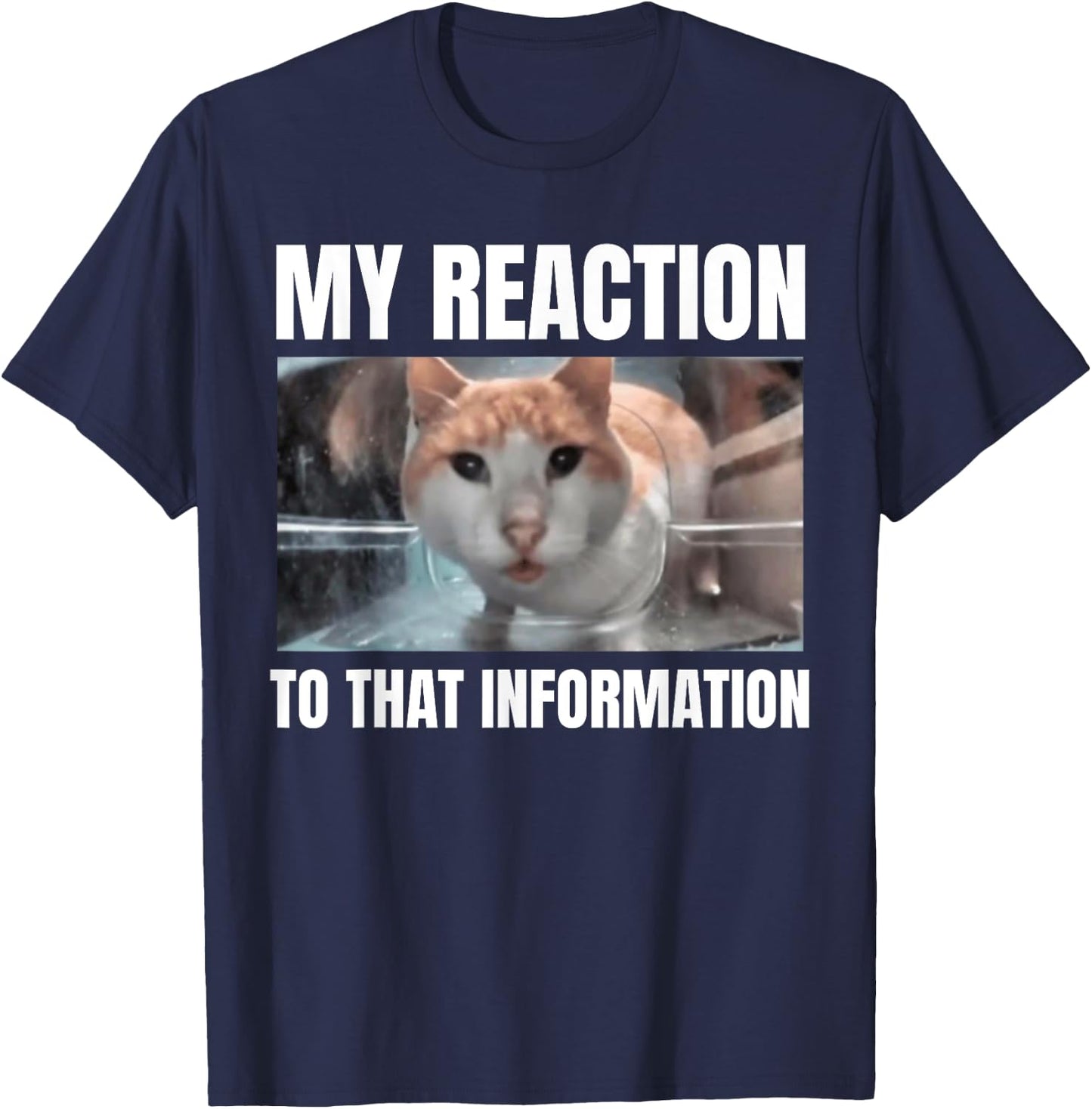 Hello Street Cat Funny Staring Bombastic Side Eye Meme Cats Women T-Shirt - T-Shirt | Navy