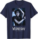 Wednesday Iconic Dance Scene Real Photo Portrait T-Shirt - T-Shirt | Navy