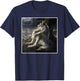 Sitting Wolf Meme T-Shirt - T-Shirt | Navy