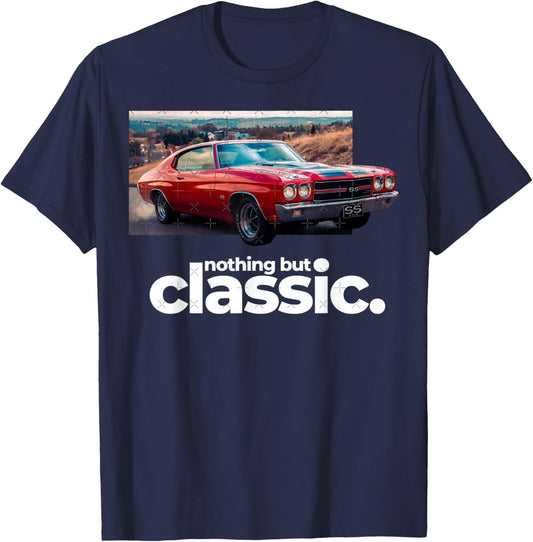 1970 64 65 66 67 68 69 71 72 Chevelle Chevys SS Muscle Car T-Shirt - T-Shirt | Navy