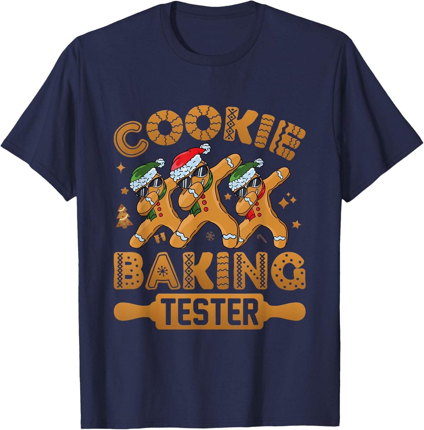 Cookie Baking Team Tester Shirt Christmas Baking Team T-Shirt - T-Shirt | Navy