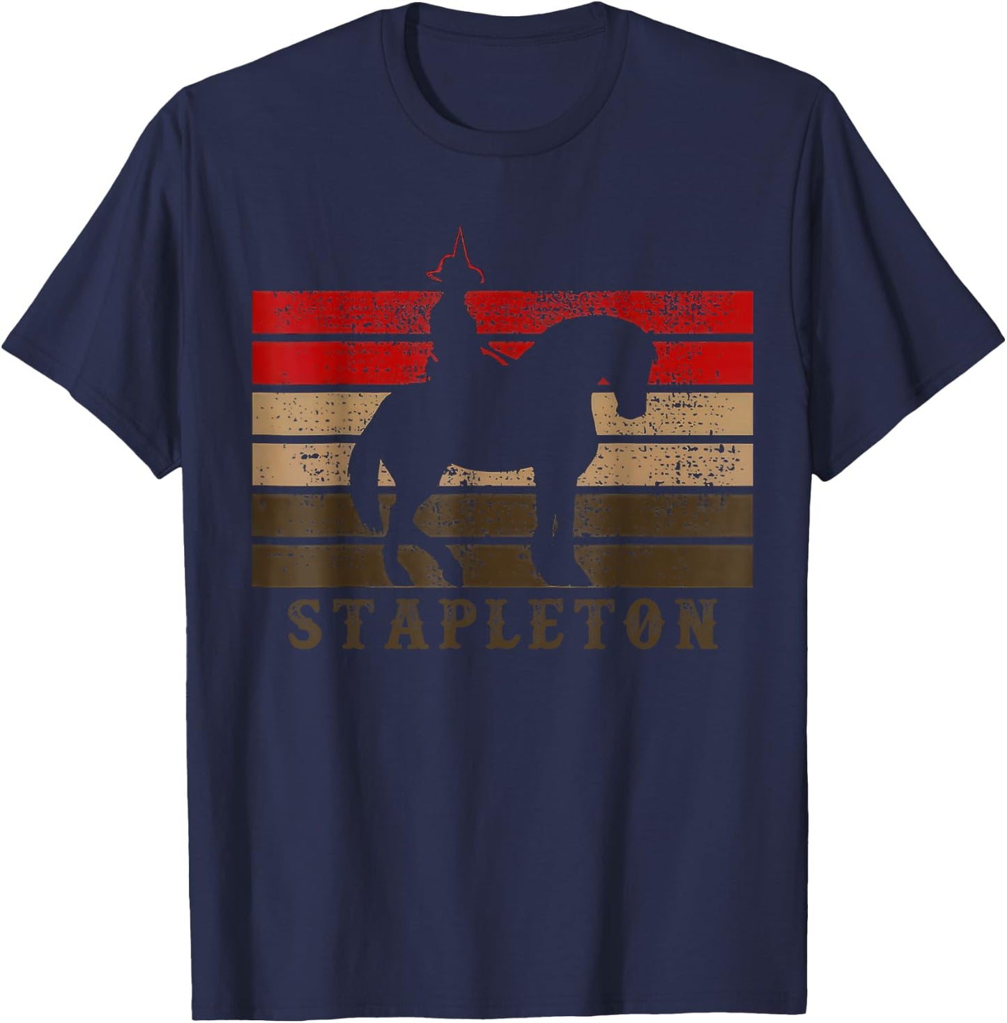 Howdy Stapleton Western Stapleton Cowboy Cowgirl T-Shirt - T-Shirt | Navy