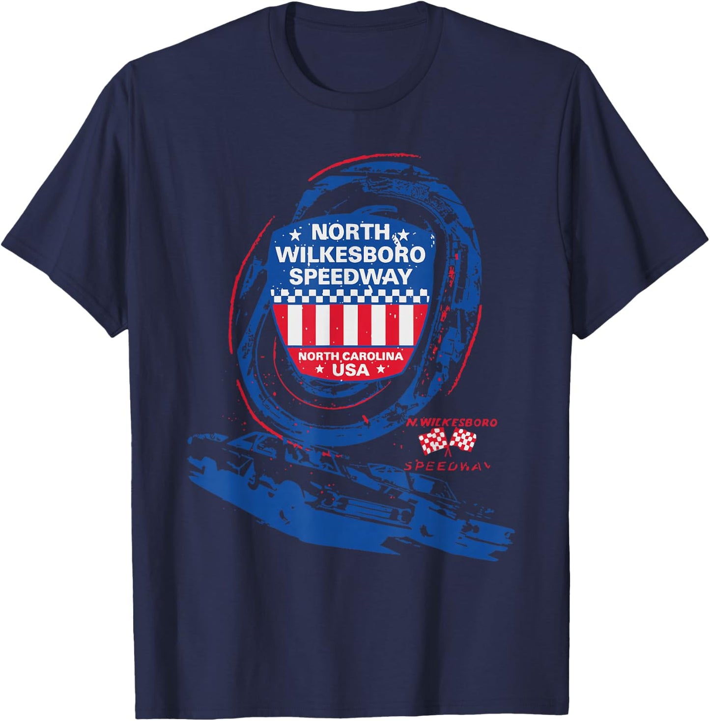North Wilkesboro Speedway T-Shirt - T-Shirt | Navy