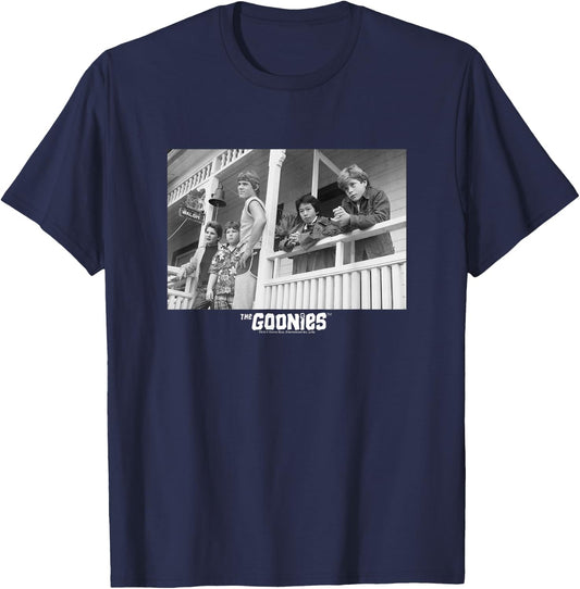 The Goonies Porch Cast T-Shirt - T-Shirt | Navy