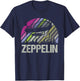 Retro Vintage Zeppelin Airship Aviation Blimp Men Women Kids T-Shirt - T-Shirt | Navy