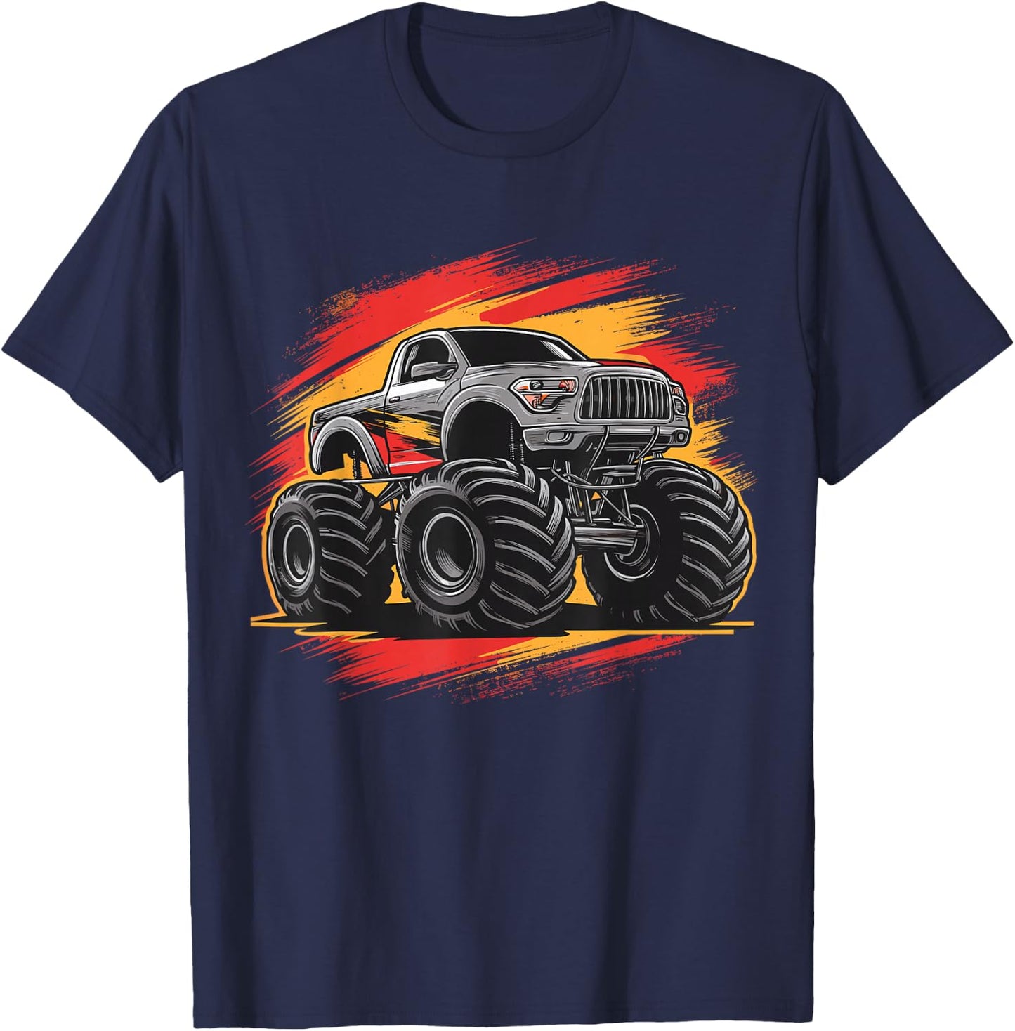 Monster Truck for toddlers Youth & Adults T-Shirt - T-Shirt | Navy