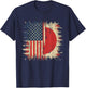 Half Japanese Half American USA Flag Japan America T-Shirt - T-Shirt | Navy