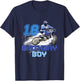 Kid Dirt Bike Rider 18 Years Old Motocross 18th Birthday Boy T-Shirt - T-Shirt | Navy