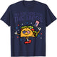 4th July Here For Tacos Mexican Food Patriot Men Women Kids T-Shirt - T-Shirt | Navy