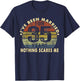 I've Been Married For 35 Years Nothing Scares Me Women Men T-Shirt - T-Shirt | Navy