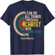 I Can Do All Things Through Christ Archery Bible Verse T-Shirt - T-Shirt | Navy