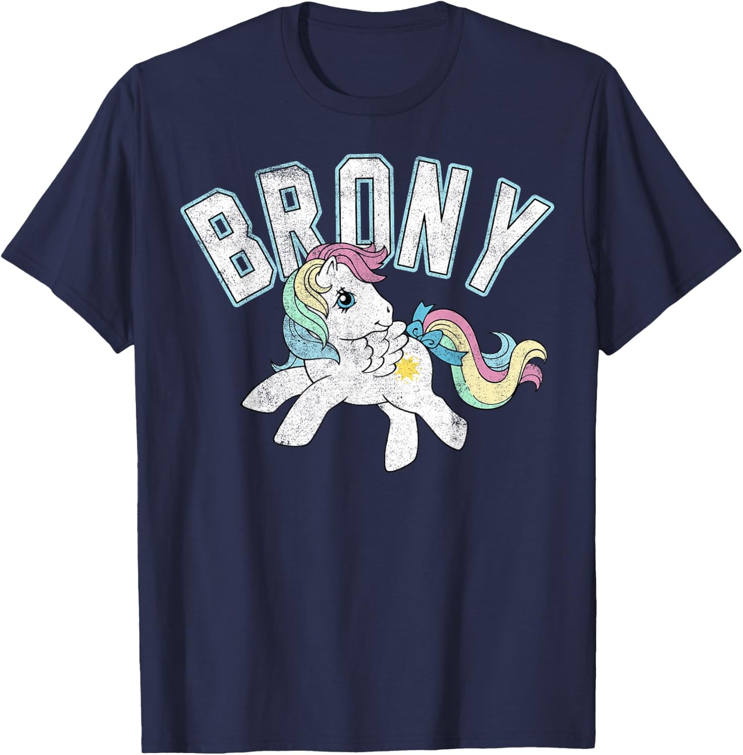 My Little Pony Brony Collegiate Style T-Shirt - T-Shirt | Navy
