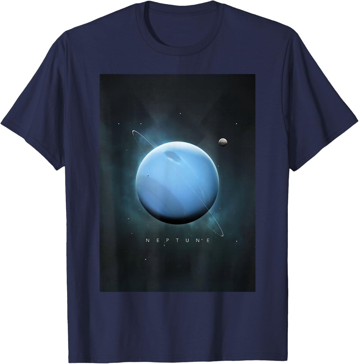Planet Neptune T-Shirt - T-Shirt | Navy