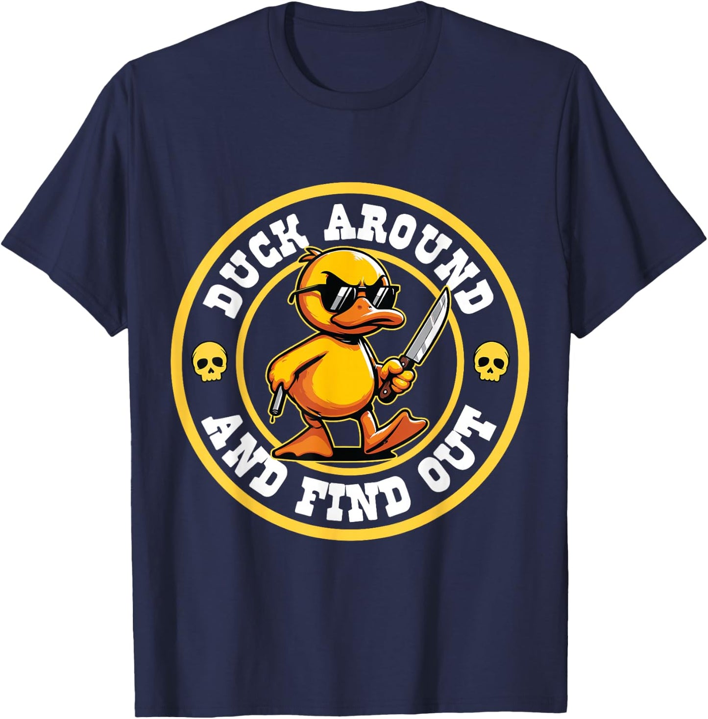 Duck Lover Art Men Women Boys Girls Rubber Duck Funny Ducks T-Shirt - T-Shirt | Navy
