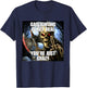 Gaslighting Funny Cringe Hard Skeleton Meme T-Shirt - T-Shirt | Navy