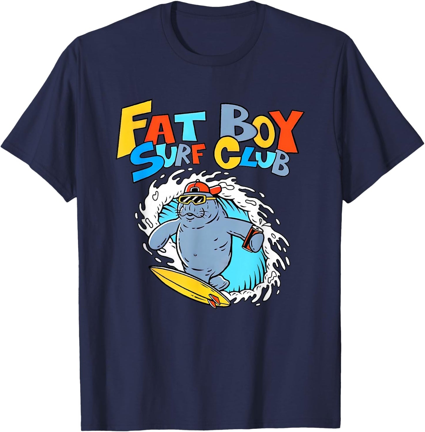Fat Boy Surf Club T-Shirt - T-Shirt | Navy