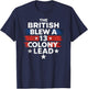 The British Blew A 13 Colony Lead T-Shirt - T-Shirt | Navy