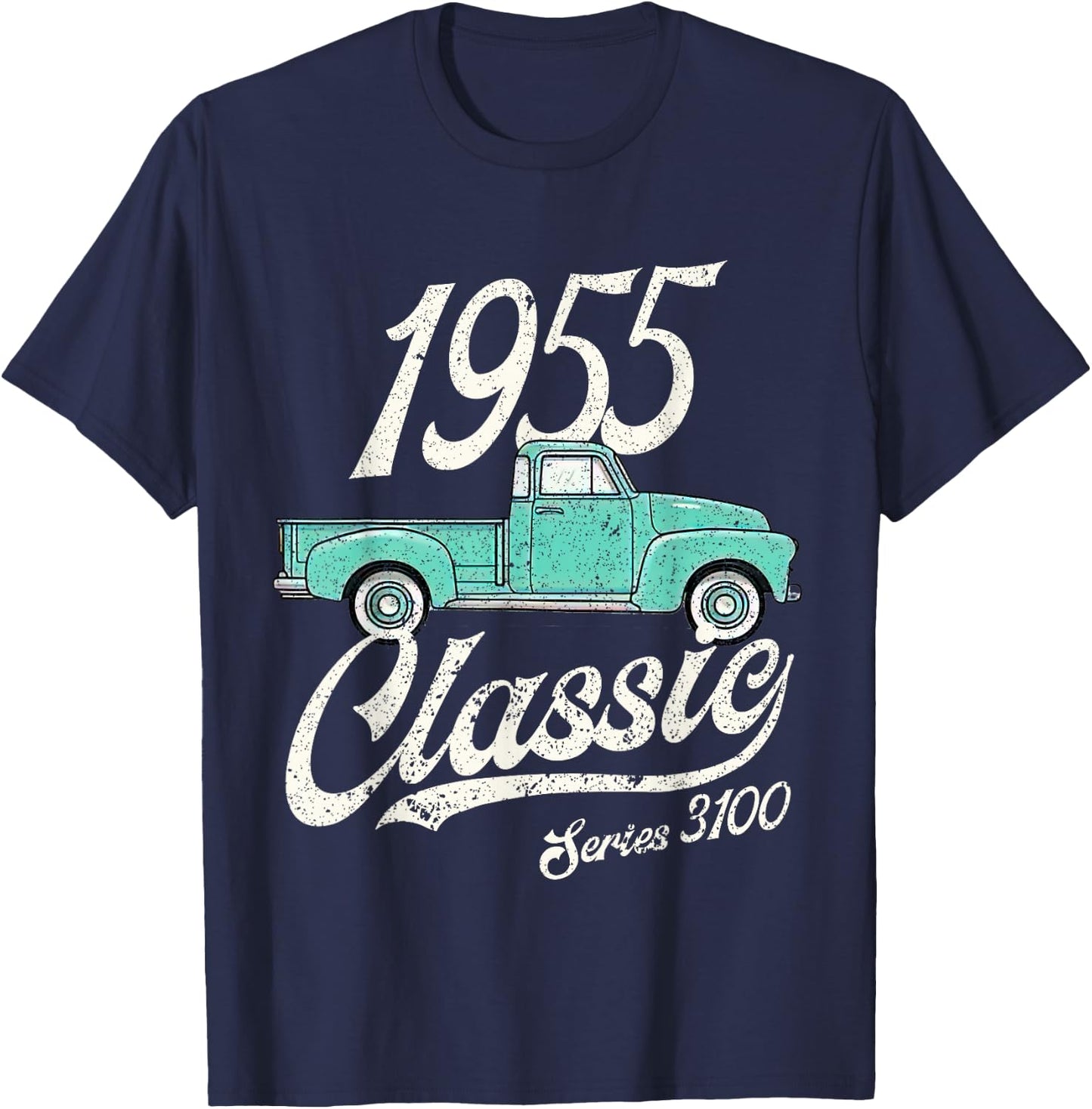 1955 55 chevys truck Series 3100 T-Shirt - T-Shirt | Navy