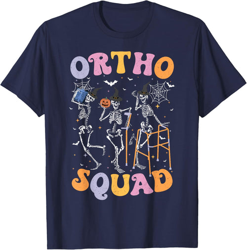 Ortho Squad Halloween Pumpkin Dancing Orthopedic Skeletons