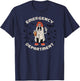 Halloween Emergency Department Ghost ER Nurse Tech ED Nurse T-Shirt - T-Shirt | Navy