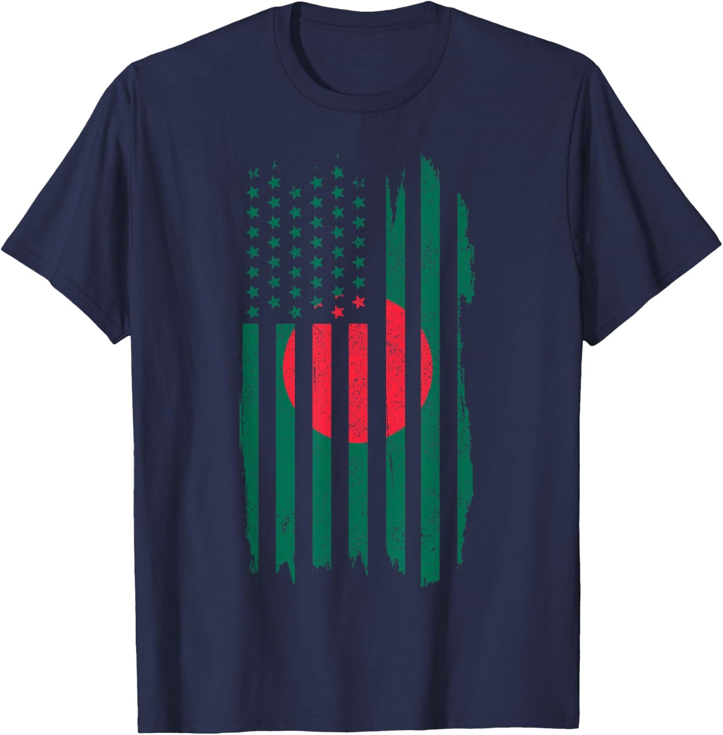 Bangladesh Pride Bangladeshi American Flag Roots Heritage T-Shirt - T-Shirt | Navy