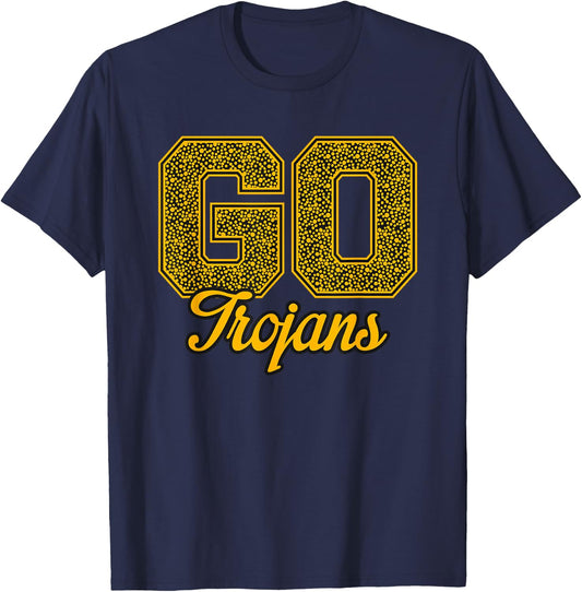 Carrollton Trojans GO! School Pride T-Shirt - T-Shirt | Navy