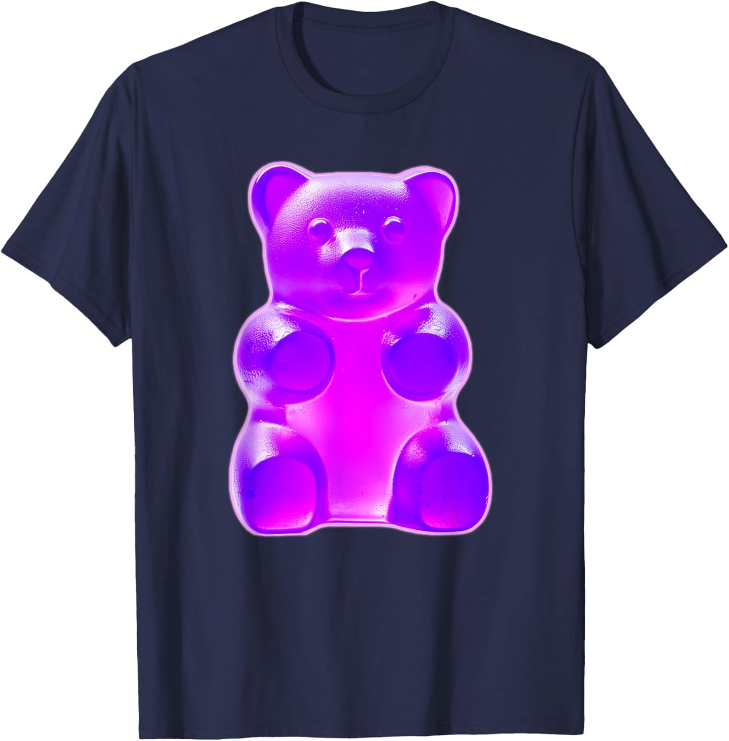Purple Gummy Bear T-Shirt - T-Shirt | Navy