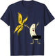 Banana Striptease Censored Naked Funny Adult T-Shirt - T-Shirt | Navy
