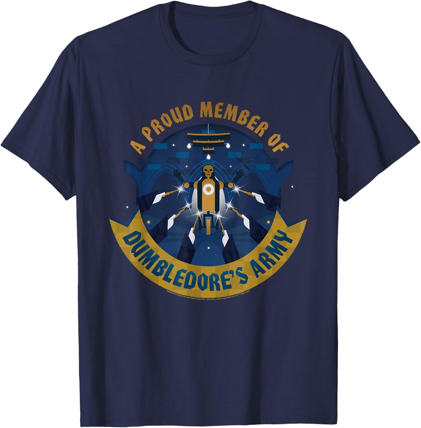 Harry Potter A Proud Member of Dumbledore's Army T-Shirt - T-Shirt | Navy
