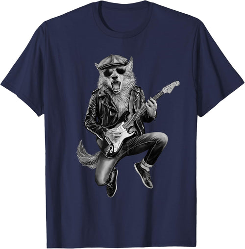 Werewolf Playing Guitar music classic Rocker