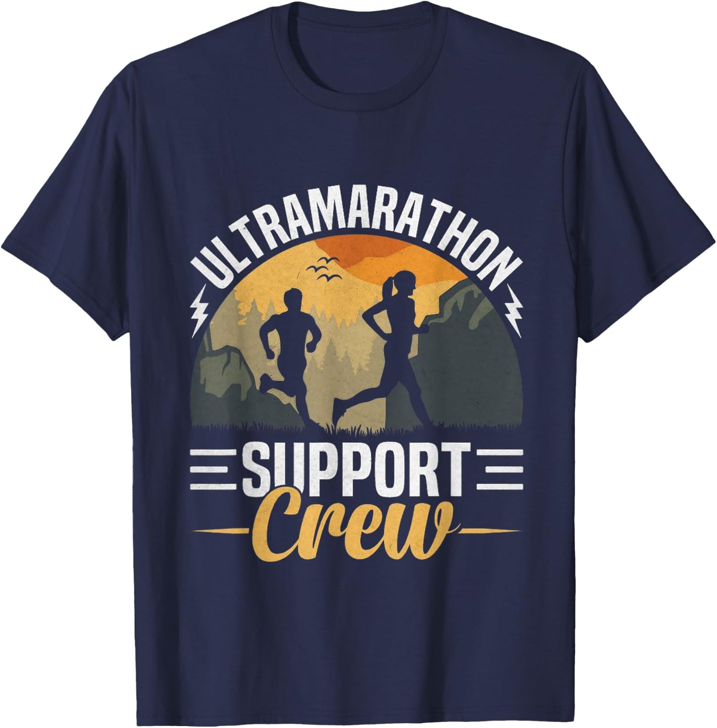 Ultra Marathon Running 50 Miles Runner Ultrarunning T-Shirt - T-Shirt | Navy
