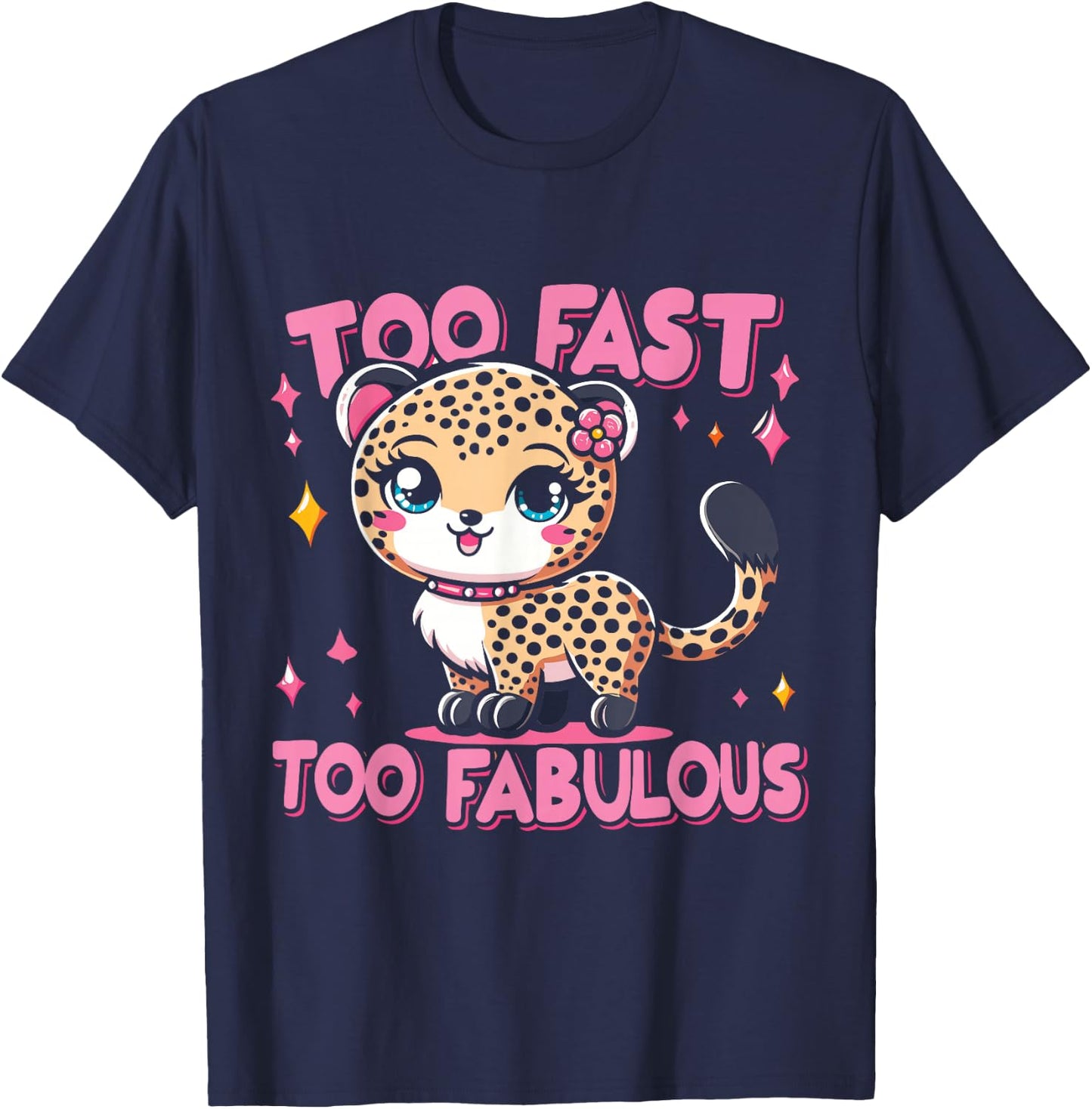 Wild Cat Leopard Cheetah Toddler T-Shirt - T-Shirt | Navy