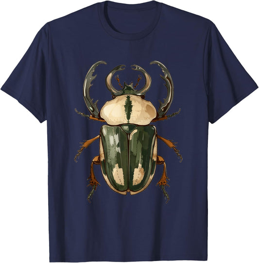 Hercules Beetle Vintage T-Shirt - T-Shirt | Navy