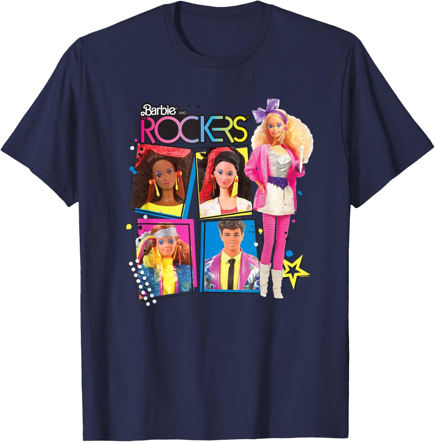 Barbie - Barbie and the Rockers T-Shirt - T-Shirt | Navy