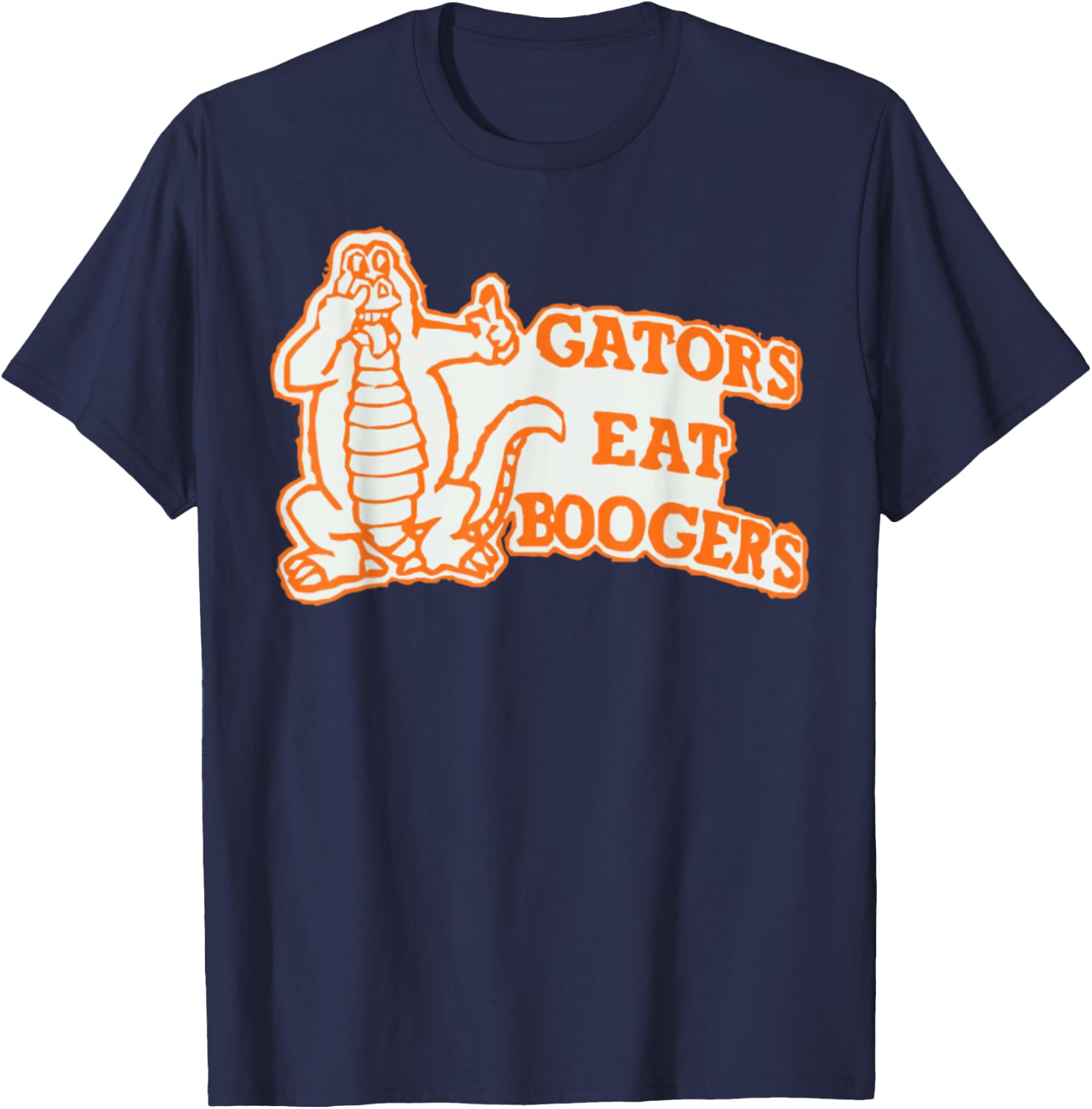 Gators Eat Boogers T-Shirt - T-Shirt | Navy