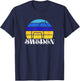 Retro Vintage Dalahäst (Dala Horse in Swedish) Sweden T-Shirt - T-Shirt | Navy