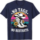 No Tags No Restarts Western Country Dancer T-Shirt - T-Shirt | Navy