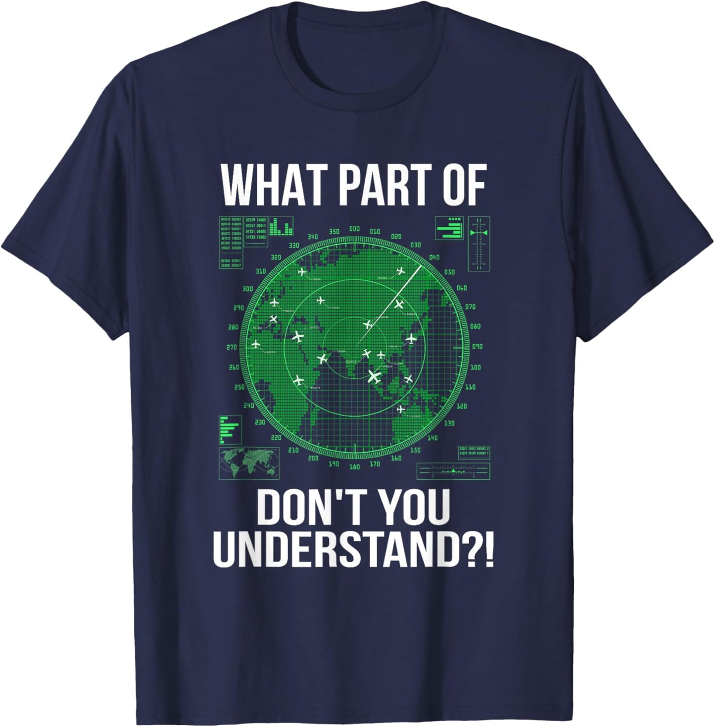 Air traffic controller T-Shirt - T-Shirt | Navy