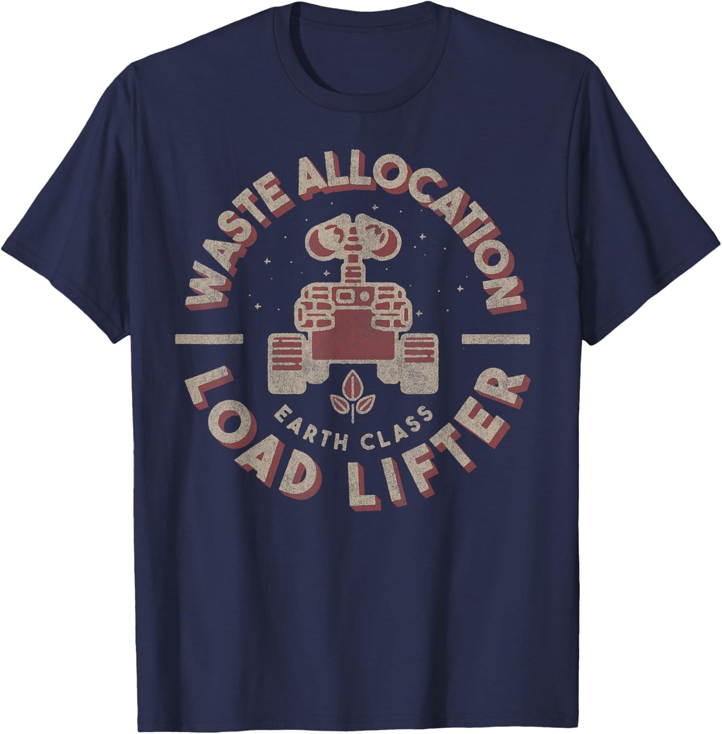 Disney Pixar Wall-E Waste Allocation Load Lifter T-Shirt - T-Shirt | Navy