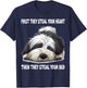 Old English Sheepdog Sleeping Pajamas Nightgown T-Shirt - T-Shirt | Navy
