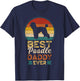 Best Poodle Daddy Ever, Father's Day, Poodle Dad T-Shirt - T-Shirt | Navy
