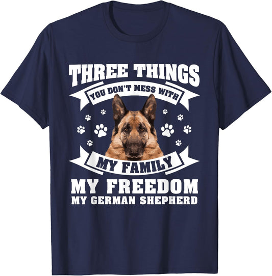 German Shepherd For Owner Men Women German Shepherd Lover T-Shirt - T-Shirt | Navy