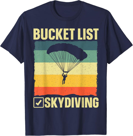 Funny Skydiving Art Women Skydiver Sky Diving Lover T-Shirt - T-Shirt | Navy