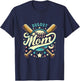 Dugout Mom Dugout Player Mother's Day T-Shirt - T-Shirt | Navy