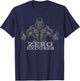 Popular Co. Fitness Weightlifting Gorilla No Excuses Adult Black T-Shirt - T-Shirt | Navy