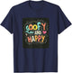 Cool Goofy and Happy Speech Costume for Adults and Kids T-Shirt - T-Shirt | Navy