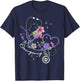 Stethoscope Floral Heart Emergency Department ER Nurse Tech T-Shirt - T-Shirt | Navy