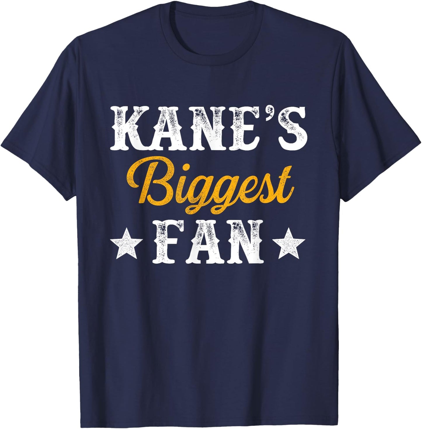 Kane's Biggest Fan Country Music Concert T-Shirt - T-Shirt | Navy